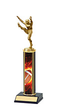 Football Trophy - Classic Football Trophy with Black Base