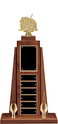 19" Perpetual Trophy with Figure and Eagle Base