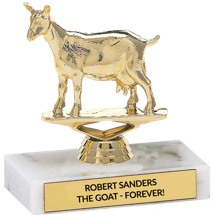 Custom Goat Trophy 