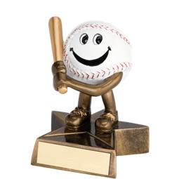 Baseball Trophy - Resin Happy Baseball Trophy