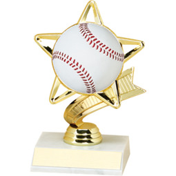 Baseball Trophy - Baseball Star Trophy