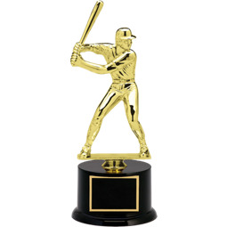 Baseball Trophy - Male Baseball Batter Figure