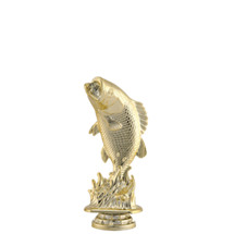 Standing Bass Gold Trophy Figure