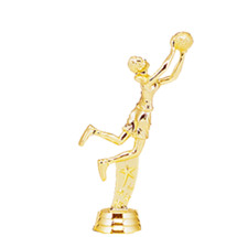 Female All Star Basketball Gold Trophy Figure