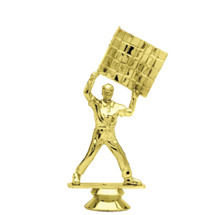 Flagman Gold Trophy Figure