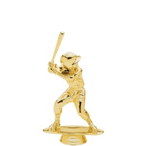 5 Softball Batter Gold Trophy Figure - Condé Systems