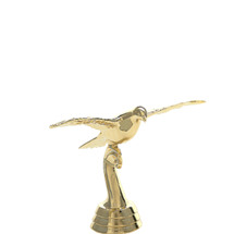 Pigeon in Flight Gold Trophy Figure
