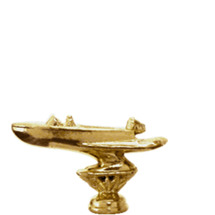 Utility Boat Gold Trophy Figure