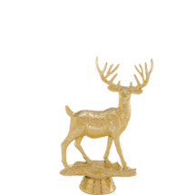 Buck Deer Gold Trophy Figure