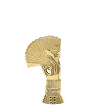 Bridge Hand Gold Trophy Figure