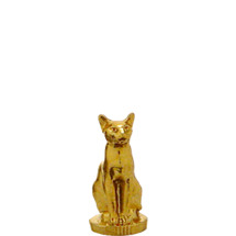 Siamese Cat Gold Trophy Figure