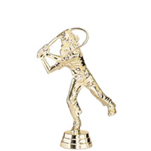 Male Comic Golfer Gold Trophy Figure