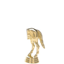 Comic Horse's Rear gold trophy figure