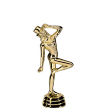 Female Jazz/Tap Gold Trophy Figure