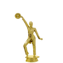 Tap with Pants Female Gold Trophy Figure