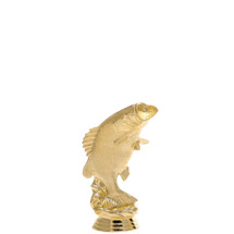 Standing Bass Gold Trophy Figure