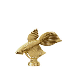 Tropical Fish Gold Trophy Figure