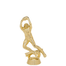 Football Receiver Gold Trophy Figure