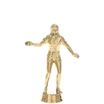 Female Handball Gold Trophy Figure