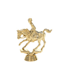 Cutting Horse Gold Trophy Figure