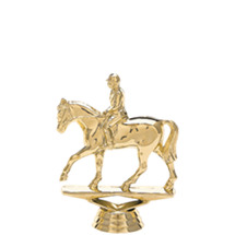 Equestrian Horse Gold Trophy Figure