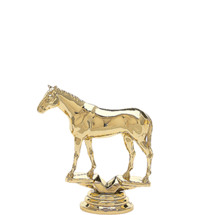 Thoroughbred Horse Gold Trophy Figure