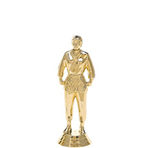 Judo Standing Female Gold Trophy Figure