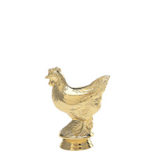 Chicken Gold Trophy Figure