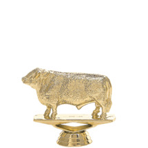 Hereford Bull Gold Trophy Figure