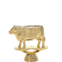 Hereford Cow Gold Trophy Figure