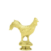 Rooster Gold Trophy Figure