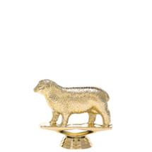 Sheep Gold Trophy Figure