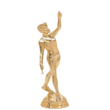 Baton Twirler Gold Trophy Figure