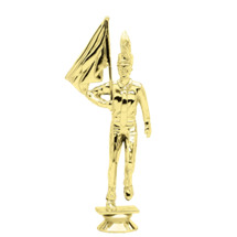Honor Guard Male Gold Trophy Figure