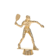 Racquetball Female Gold Trophy Figure