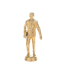 Salesman w/Briefcase Gold Trophy Figure