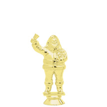Santa Claus Gold Trophy Figure