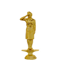 Girl Scout Gold Trophy Figure