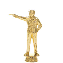 Civilian Pistol Male Gold Trophy Figure