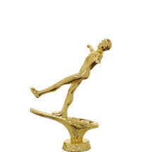 Trick Water Ski Female Gold Trophy Figure