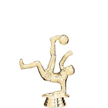 Soccer/Bicycle Male Gold Trophy Figure