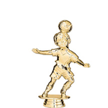 Soccer Tyke Male Gold Trophy Figure