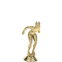 Swimmer Female Gold Trophy Figure