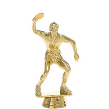 Ping Pong Male Gold Trophy Figure