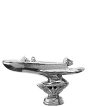 Utility Boat Silver Trophy Figure