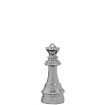 Chess Queen Silver Trophy Figure