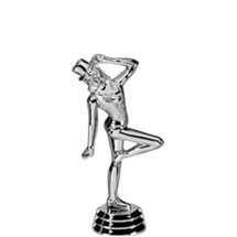 Jazz/Tap Female Silver Trophy Figure
