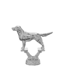 Irish Setter Dog Silver Trophy Figure