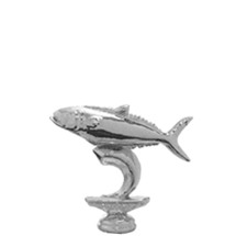 King Fish Silver Trophy Figure