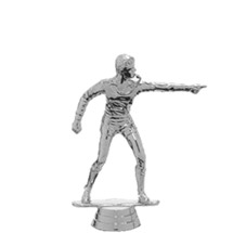 Referee Silver Trophy Figure